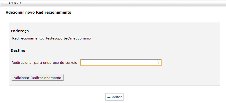 Criarredirecionamentoemail2